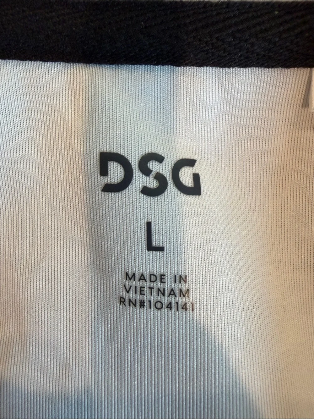 DSG Men's Light Gray & Black Zip-Up Pullover Sweater